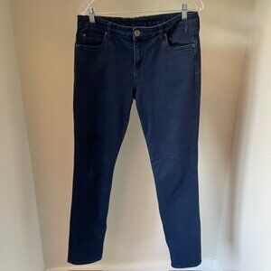 Kut from the Kloth Straight Leg Jeans, Dark Blue Wash, Size 12
